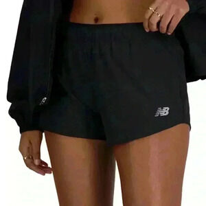 NWT New Balance Women's Black Impact 3” Lined Thick Waist Running Short Size XL